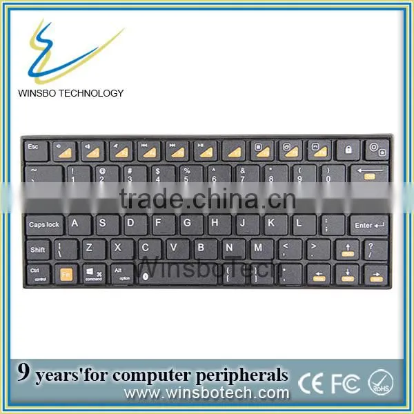 Best Selling Fashion 7inch Mini Bluetooth Keyboard for Android for Smart TV