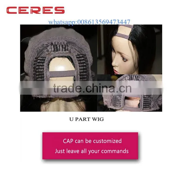 Ceres-Perfect Lady Cheap Peruvian Hair u Part Wig for Sale photo-2