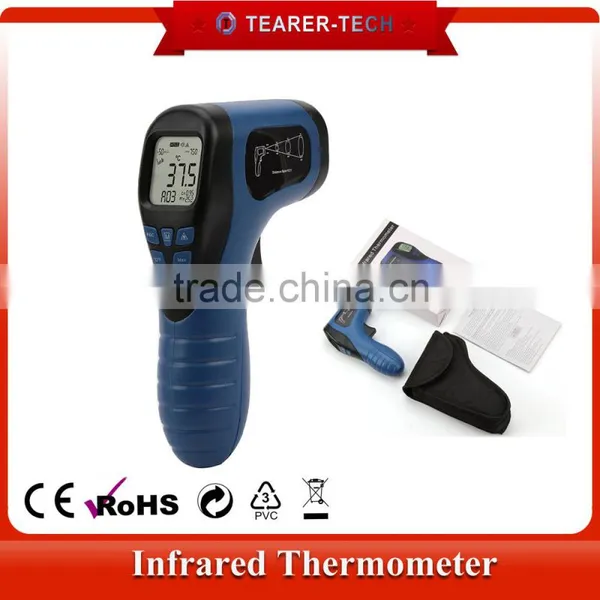 30+data Logging Industrial Usage -50~750C Infrared Temperature Thermometer IR Tester With Emissivity Adjustable Function photo-5