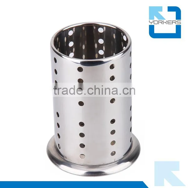 Stainless Steel Chopstick Fork & Kitchen Knife Round Holder/container photo-6