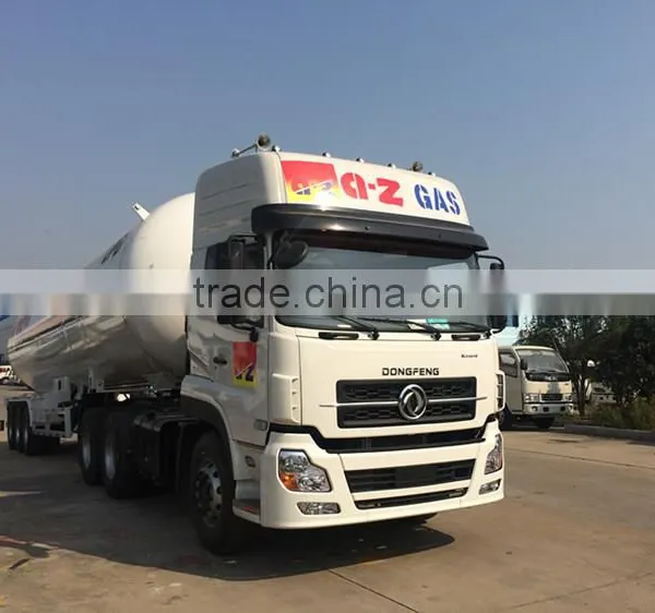 High Performance 58.5m3 Propane Tri-axle Lpg Tank Trailer photo-2