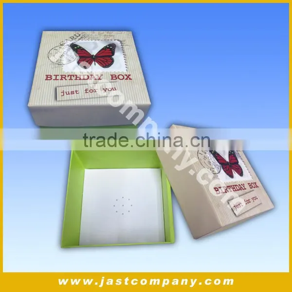 Small Square Custom Music Wedding Gift Box photo-2