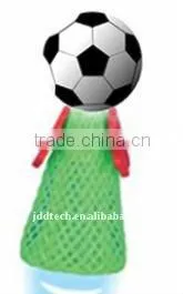 Polyester expandable sleeve for jumping toy