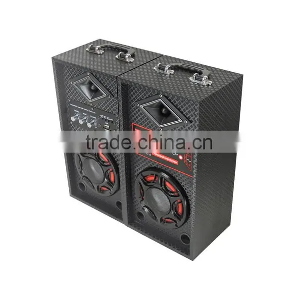 New Product 2016 Wooden Stage Active Speakers With Handheld photo-2