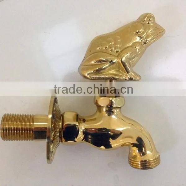 Antique Brass Tap Garden Water Tap Type Faucet Copper Brass Bibcock photo-4