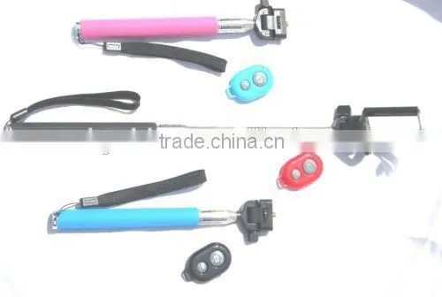 Selfie Stick Monopod Z07-1,wireless Monopod Selfie Stick With Bluetooth Shutter Button Remote Control for Mobile Phone photo-5