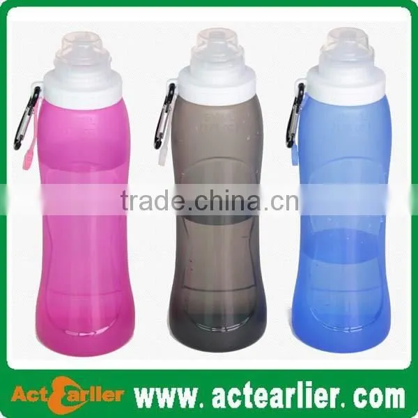 Foldable Plastic Water Bottle for Sports photo-4
