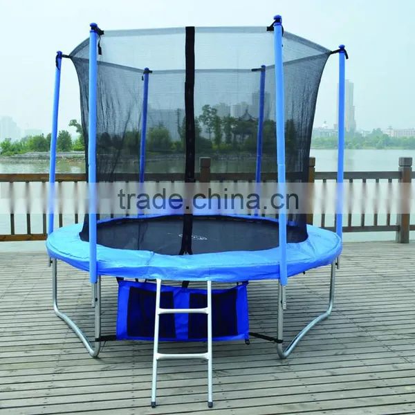 8FT 244cm Black Jumping Trampoline With Shoe Bags photo-5