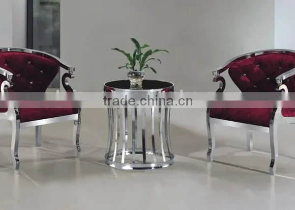 Foshan Shunde Modern Living Room Save Space Bent Glass Nest Coffee Table photo-6