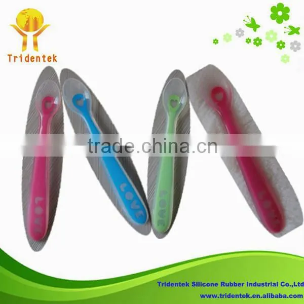 2016 New Products Food Grade Silicone Spoon For Baby Feeding photo-4