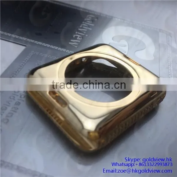 For Apple Watch 24k Gold,24k Gold For Apple Watch,For Apple Watch 24k Gold Diamonds Housing photo-5
