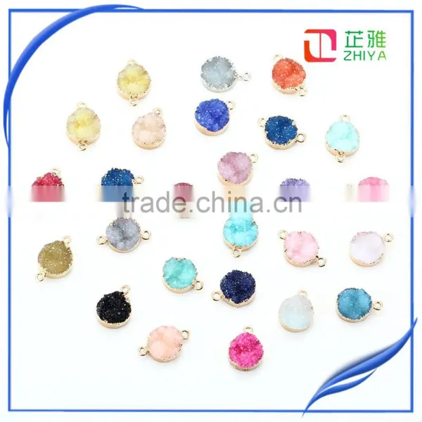 Cheap Resin Druzy Jewelry Druzy Connector Wholesale photo-3