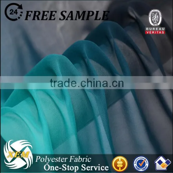 75D 100%polyester Chiffon Tops Wholesale Fabric photo-2