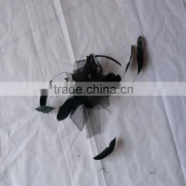 The Chic /colorful Flower Feather Headband photo-3