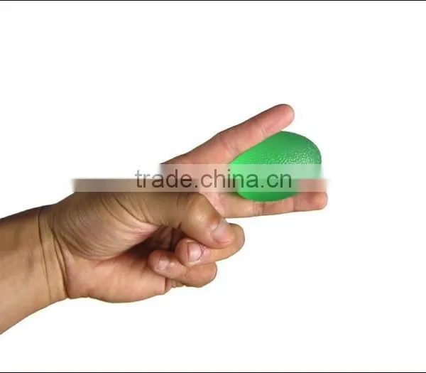 Silicone Grip Hand Finger Massage Decompression Ball Transparent Egg-shaped Vent Ball photo-4