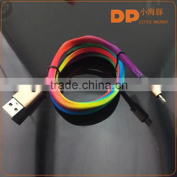 Best Quantity Type-c Speed Charge Shoelace Glowing Usb Cable With Led for Cellphone photo-4