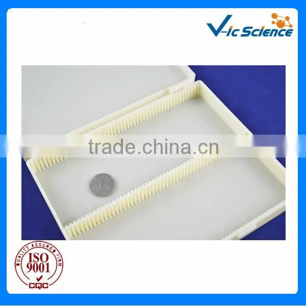 Medical and Science Lab Consumables 100 Pcs Prepared Slides Plastic Boxes