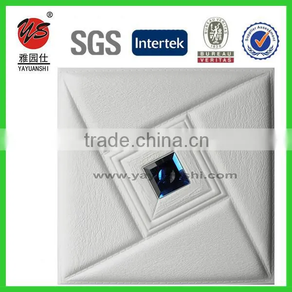 3D Leather Wall Panel-Faux Leather Moulding photo-4