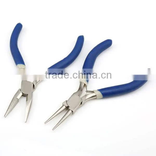 9 Pcs Jewellery Making Beading Mini Pliers Tools Kit Set Flat Long Round Nose photo-5