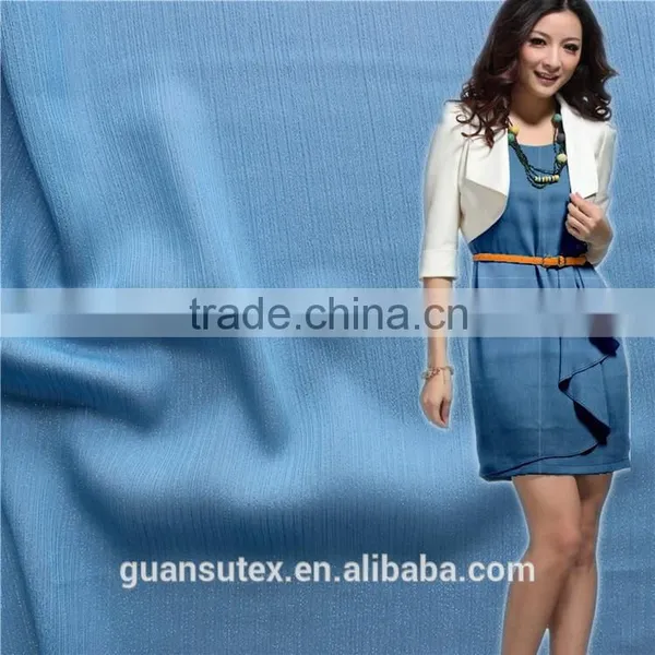 Hot Sale Sea Blue Printed 100% Polyester Bright Yarn French Chiffon Fabrics For Saree/Girl Flower Dress photo-4