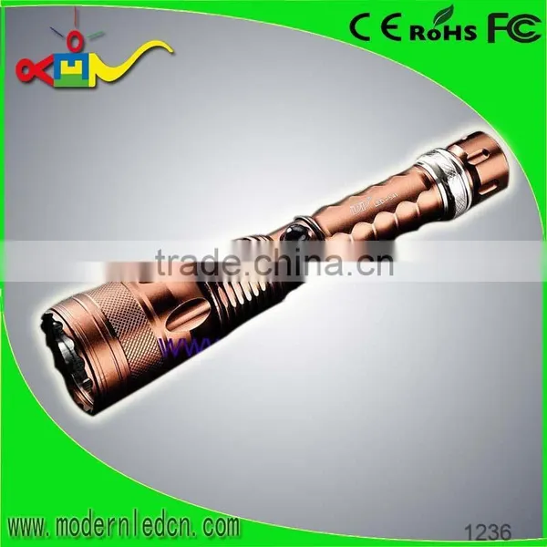Waterproof Alluminum Alloy Led Flash Light Mobile Phone 2000lm