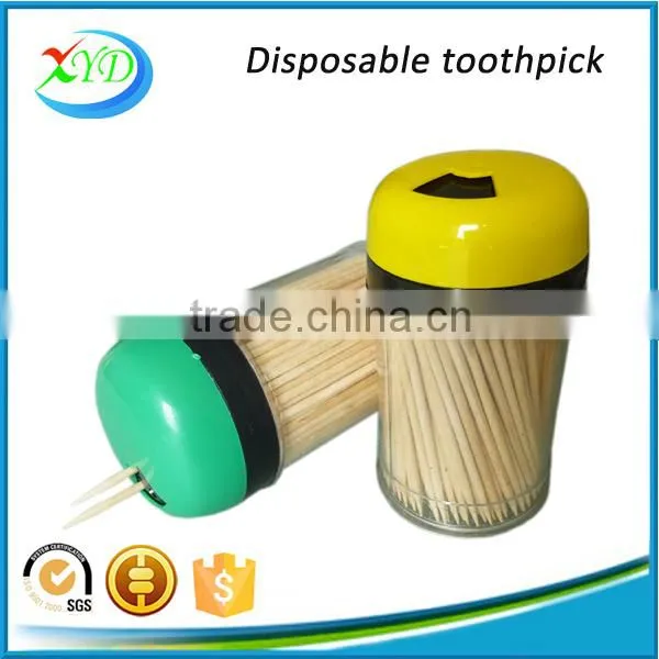 200 Piece Plastic Jars Packaging Wooden Tooth Pick photo-5