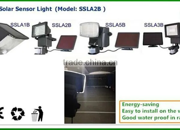 IP44 LED Solar PIR Motion Sensor Security Flood Light With CE photo-5