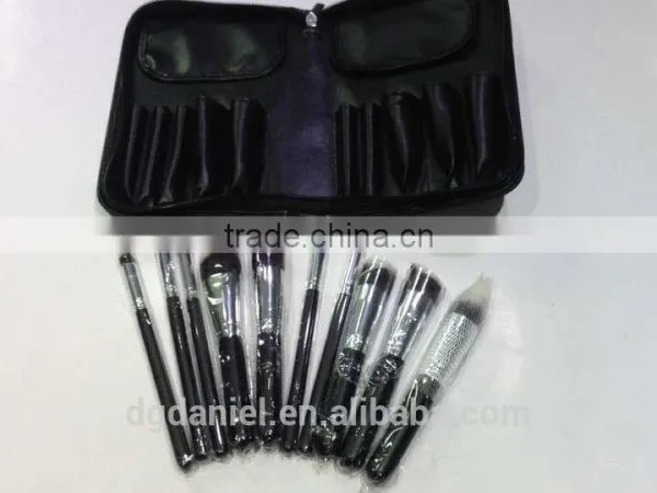 10pcs Black Makeup Brush Set,high-end Luxury Makeup Brushes photo-2