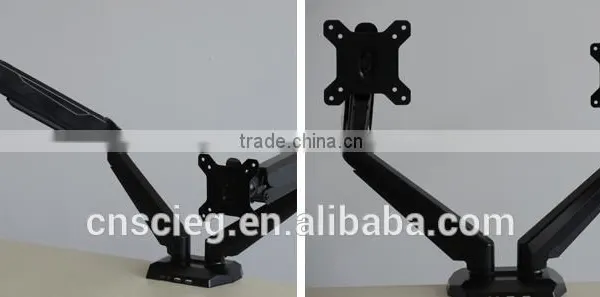 Dual Side-by Side Monitor Bracke Tmonitor Mountdesk Mount photo-6