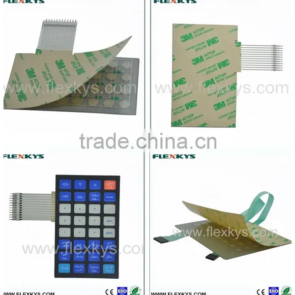Membrane Keyboard Panel With LED Lights and Metal Dome Press Keys photo-5