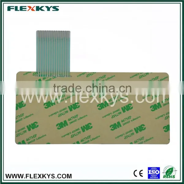 Round Embossment Polyester Switch Keypad With 3M Adhesive Very Good photo-3