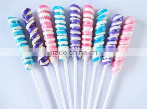 Rainbow Swirl Lollipops Candy photo-2