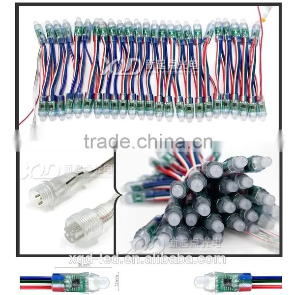 Signal Break-point Continuous Transmission High Quality Ws2818/P9883 ic 12mm Diameter Led Pixels photo-2