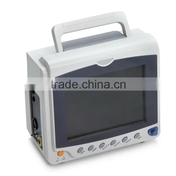 Hot Selling Computer Style Portable 8.4 Inch Patient Monitor Multi Parameter ECG, NIBP, SPO2, PR photo-3