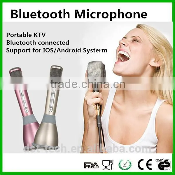 Most Fashion Blutooth Wireless Microphone Mini Karaoke Player photo-2