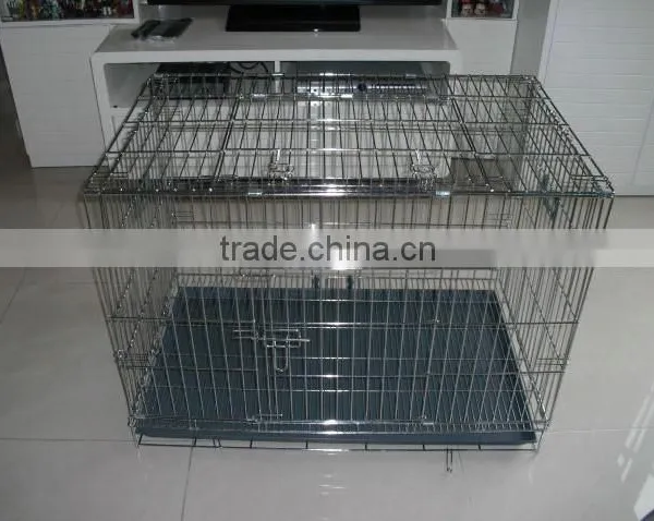 Galvanized Wire Dog Kennels /Tube Dog Crate/Pet Cages/Kennels photo-3