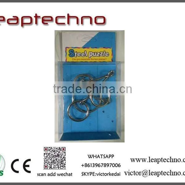 Metal Wire Puzzle Metal Puzzle With Rings Solution photo-6