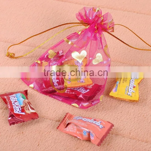 Best Selling Favor Organza Wedding Xmas Gift Bag Pouch