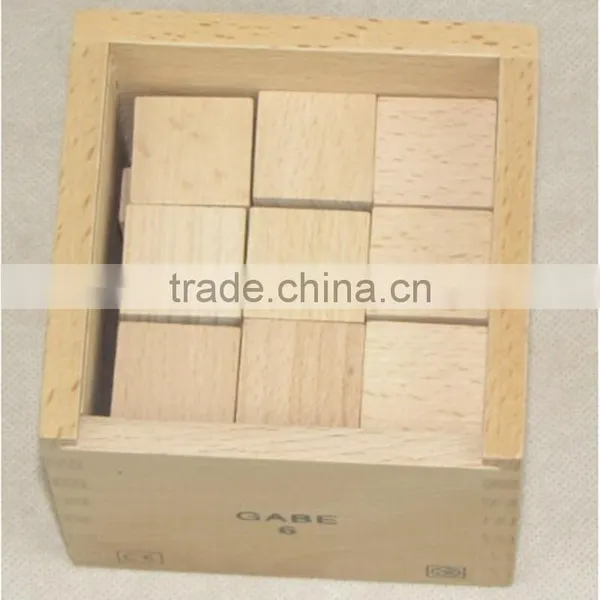 Professional Kindergarten Teaching AIDS Educational Toy Froebel Gabe 6 photo-3