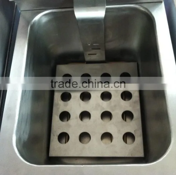 Table Top 2 Tank Electric Chips Fryer With CE Certificate (DF-10L-2) photo-3