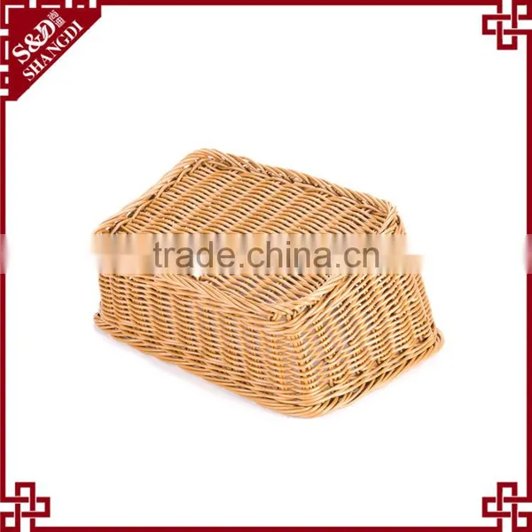 Food Grade Home or Market Metal & Rattan Craft Bread Fruit Vegetable Display Rack photo-4