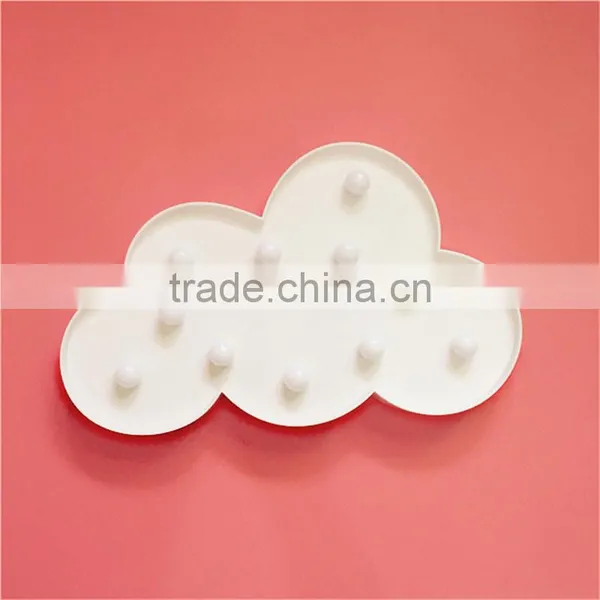 Promotion Gift White Cloud 11LED Home Room Wall Decoration Hanger Kids Children Baby Night Light photo-6