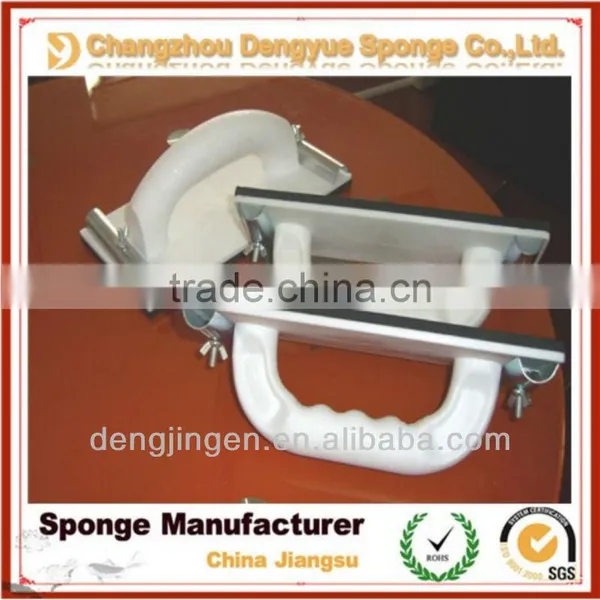 Plastering Trowel With Toothed Plastic Handle Rubber Tile Bricklaying Tool photo-6