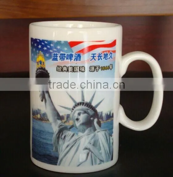 400ml Porcelain Coffee Mug With Handle Porcelain Tea Mug With Flower Printing Decal Printing Mug With Handle photo-5