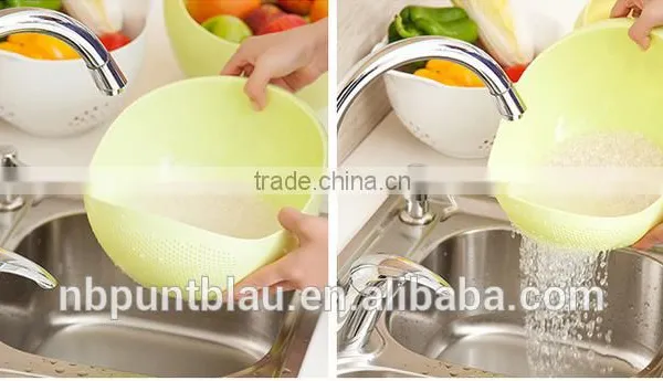 Kitchen Salad Fruit Innovative Plastic Bowl photo-2