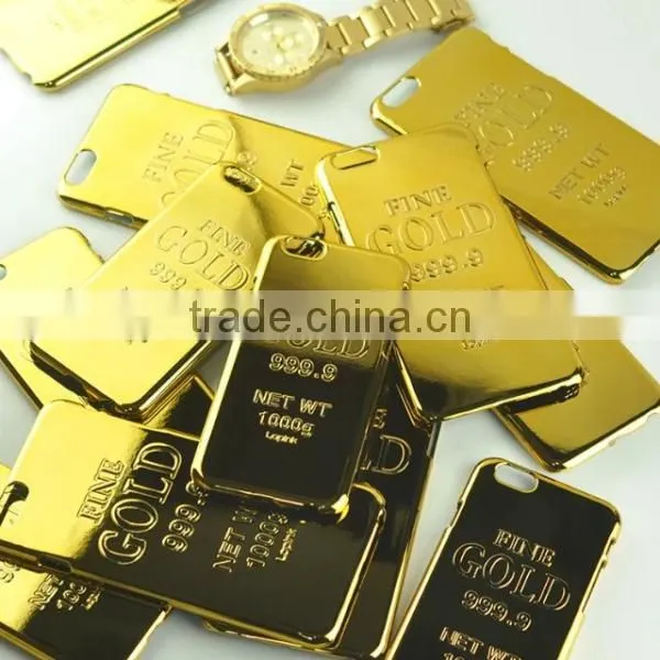 Luxury Electroplating PC Bullion Gold Phone Case For IPhone6 photo-6