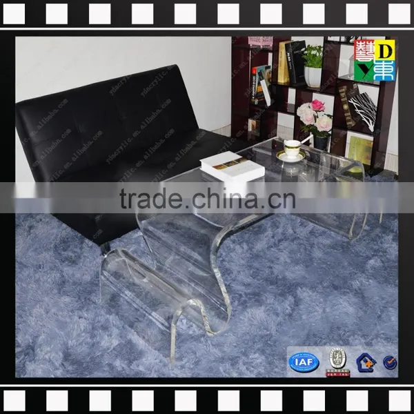 Clear Acrylic Sofa Table PMMA Living Room Table Glass Coffee Table From China Manufacturer photo-5
