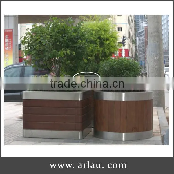 Arlau Large Decorative Flower Pots, Corner Planter photo-2