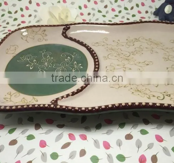 Daily Use Hand-painted Stocked Porcelain Dinner Plates High Quality Porcelain Plate photo-6