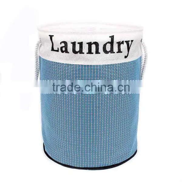 New Design Folding Laundry Basket With Closing, Textilene Series Laundry Hamper photo-3